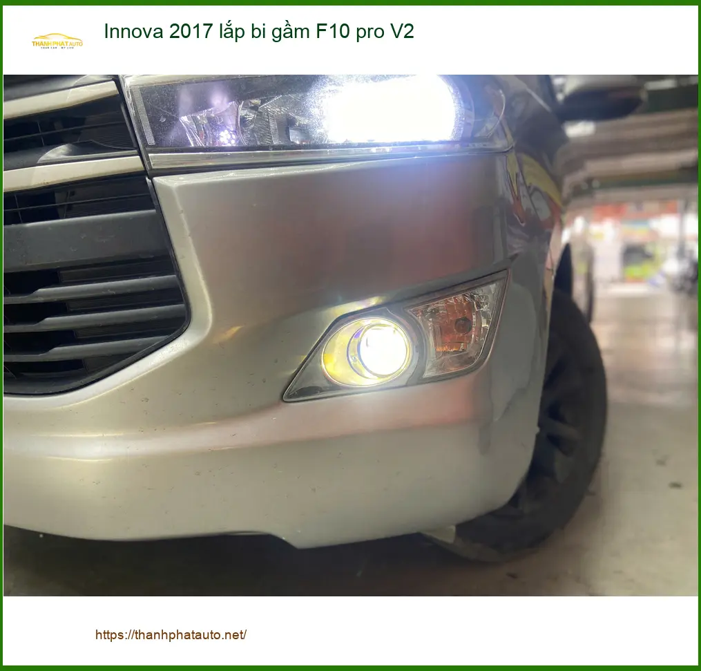 Anh Tùng lắp bi gầm F10 pro V2 cho Innova 2017 ở Thủ Đức để tăng sáng ảnh thực tế 2