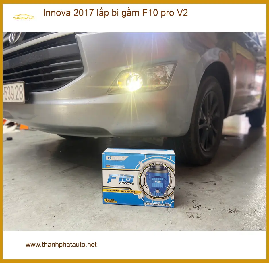 Anh Tùng lắp bi gầm F10 pro V2 cho Innova 2017 ở Thủ Đức để tăng sáng ảnh thực tế 4