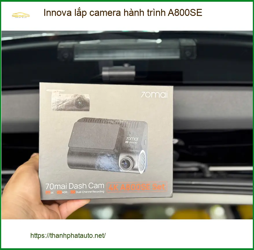 Chú Vĩnh lắp camera hành trình A800SE cho Innova ở Thủ Đức để an tâm lái xe ảnh thực tế 3