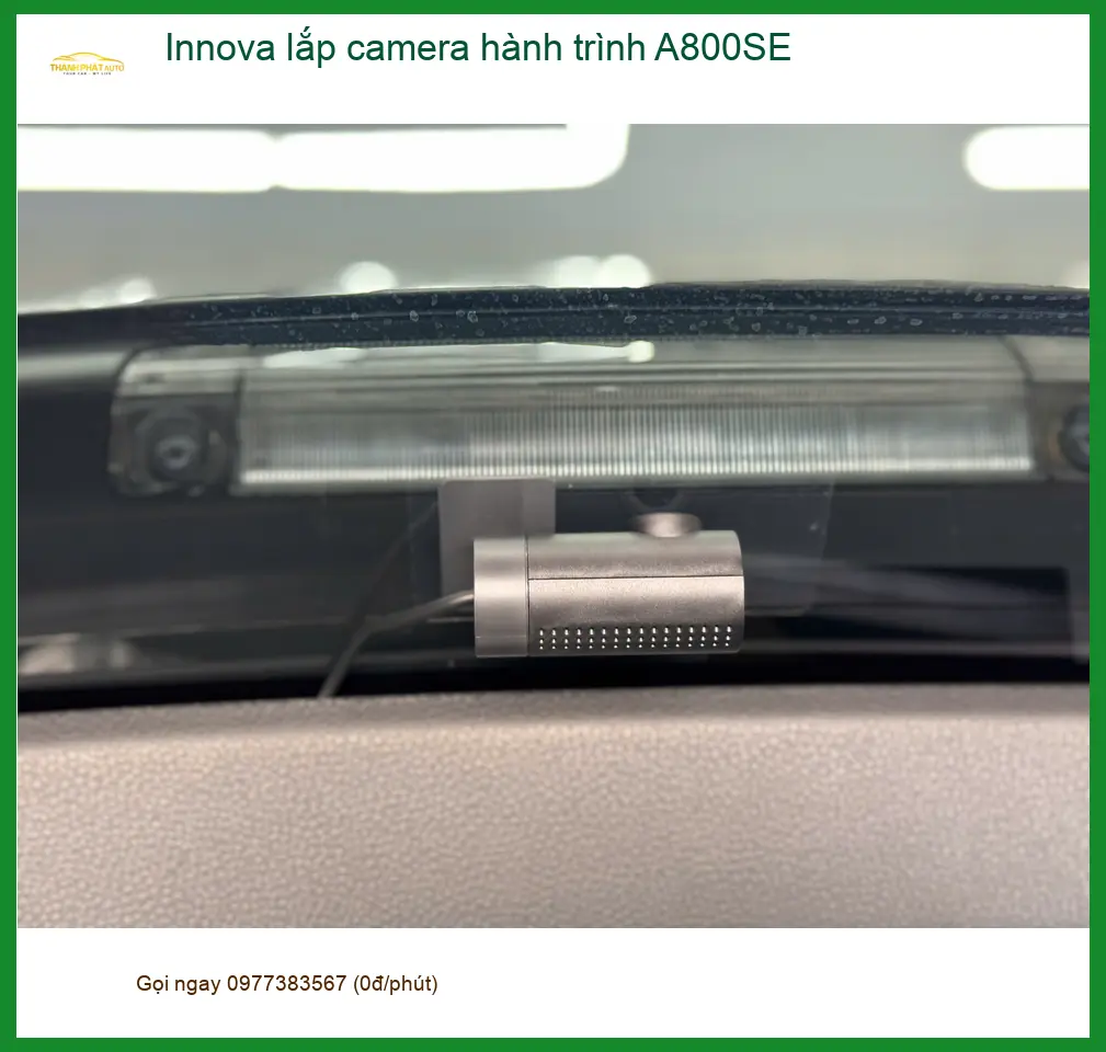Anh Khang lắp camera hành trình A800SE cho Innova tại Hóc Môn để giám sát ảnh thực tế 3