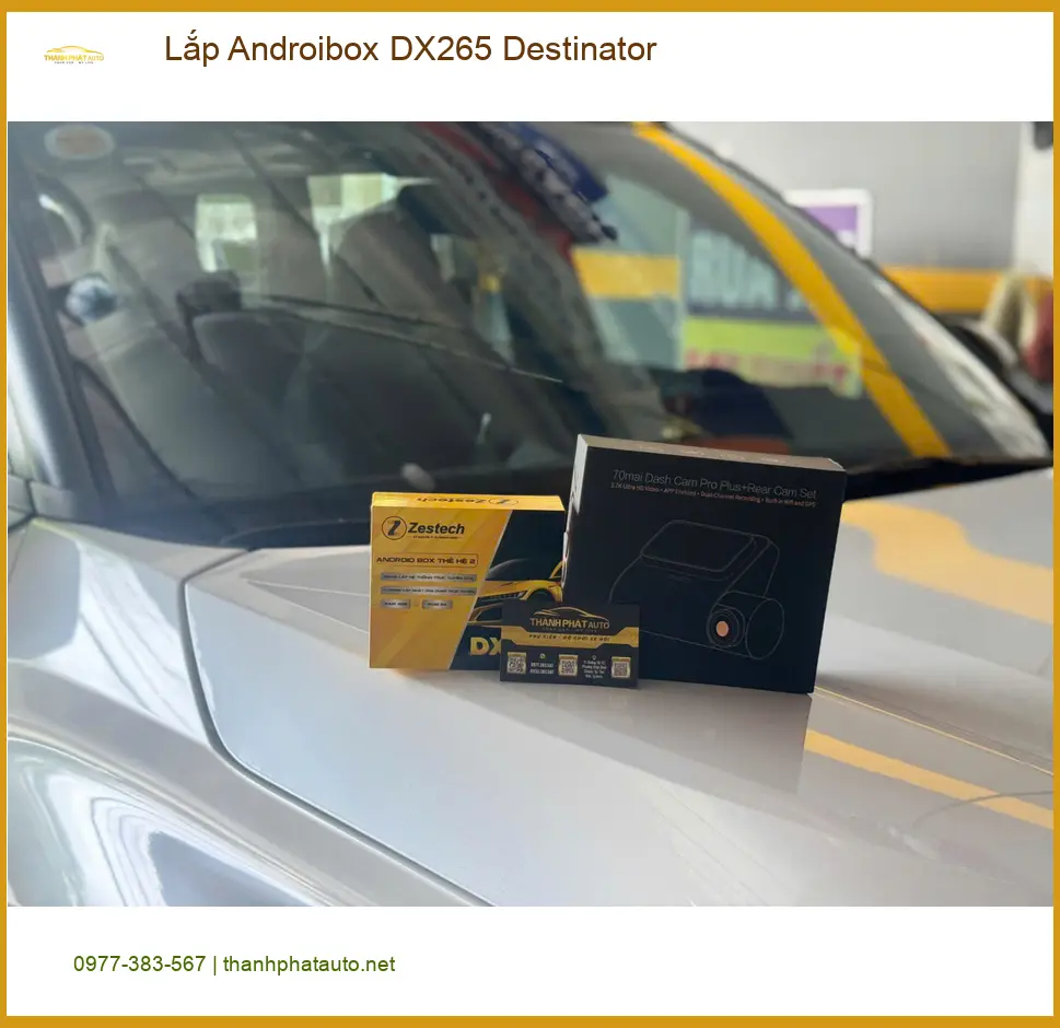 Anh Duy Khang lắp Androibox DX265 Destinator cho Hyundai Santa Fe ở Quận 12