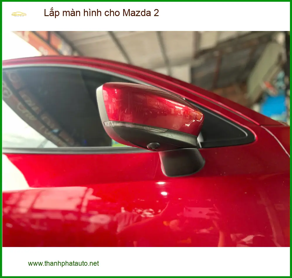 Anh Kiên nâng cấp màn hình Android cho Mazda 2 tại Quận 2 để giải trí trên đường đi làm