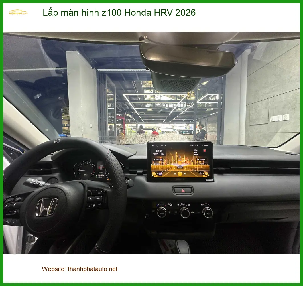 Anh Khang lắp màn hình Z100 Honda HRV 2026 tại Quận 12 để nâng cấp giải trí ảnh thực tế 3