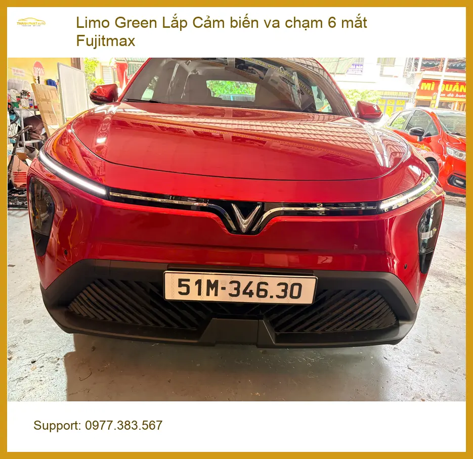 Anh Tùng lắp Cảm biến va chạm 6 mắt Fujitmax cho xe Limo Green tại Quận 12 ảnh thực tế 2