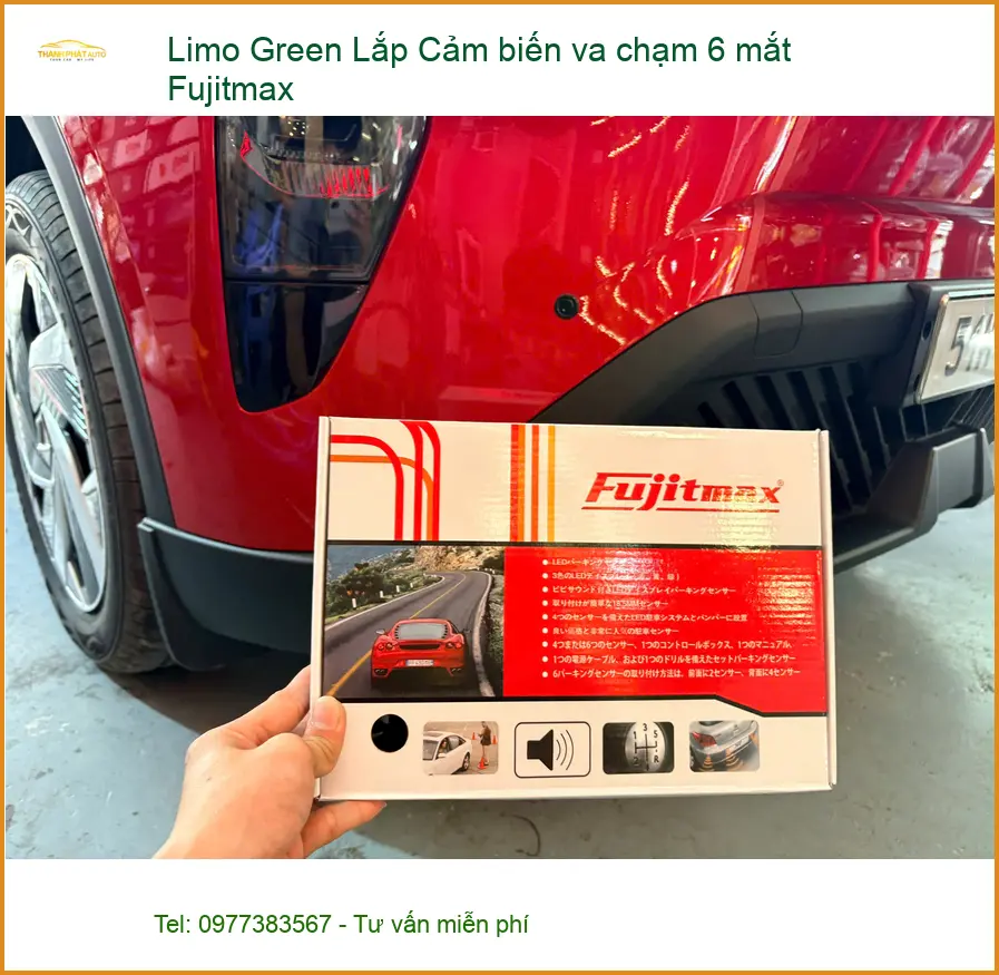 Anh Khang lắp Cảm biến va chạm 6 mắt Fujitmax cho CR-V ở Củ Chi