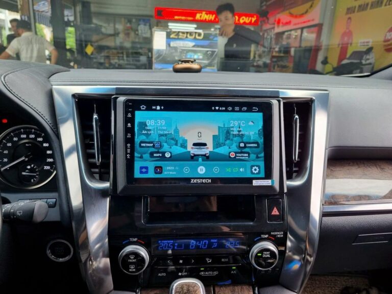 Màn Hình Android Toyota Alphard 2016 Chính Hãng Lắp Đặt Tận Nơi