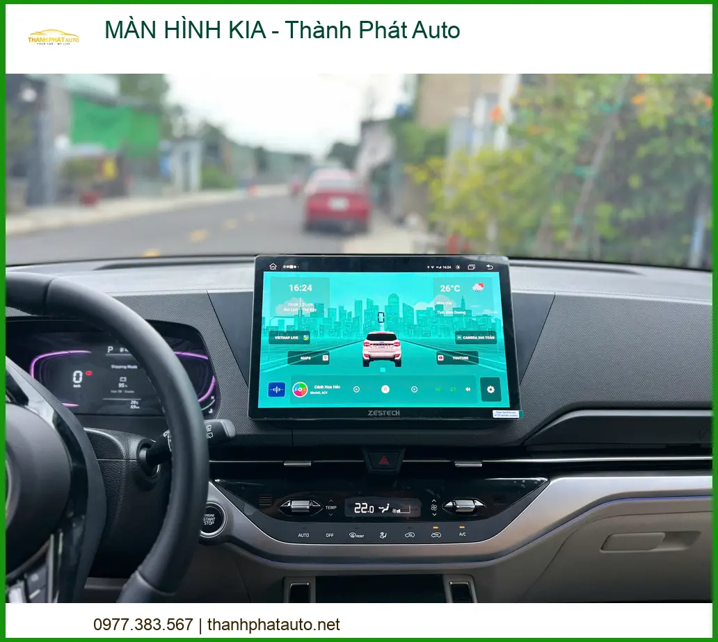 Màn Hình Kia - Nâng Tầm Trải Nghiệm Lái Xe Toàn Diện Cùng Thành Phát Auto