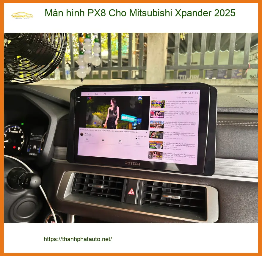 Chú Tấn lắp màn hình PX8 cho Mitsubishi Xpander 2025 ở Quận 1 ảnh thực tế 2