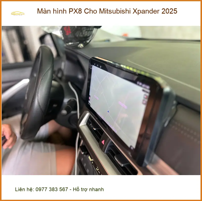 Anh Khải nâng cấp màn hình PX8 Xpander 2025 tại Thủ Đức để giải trí ảnh thực tế 2