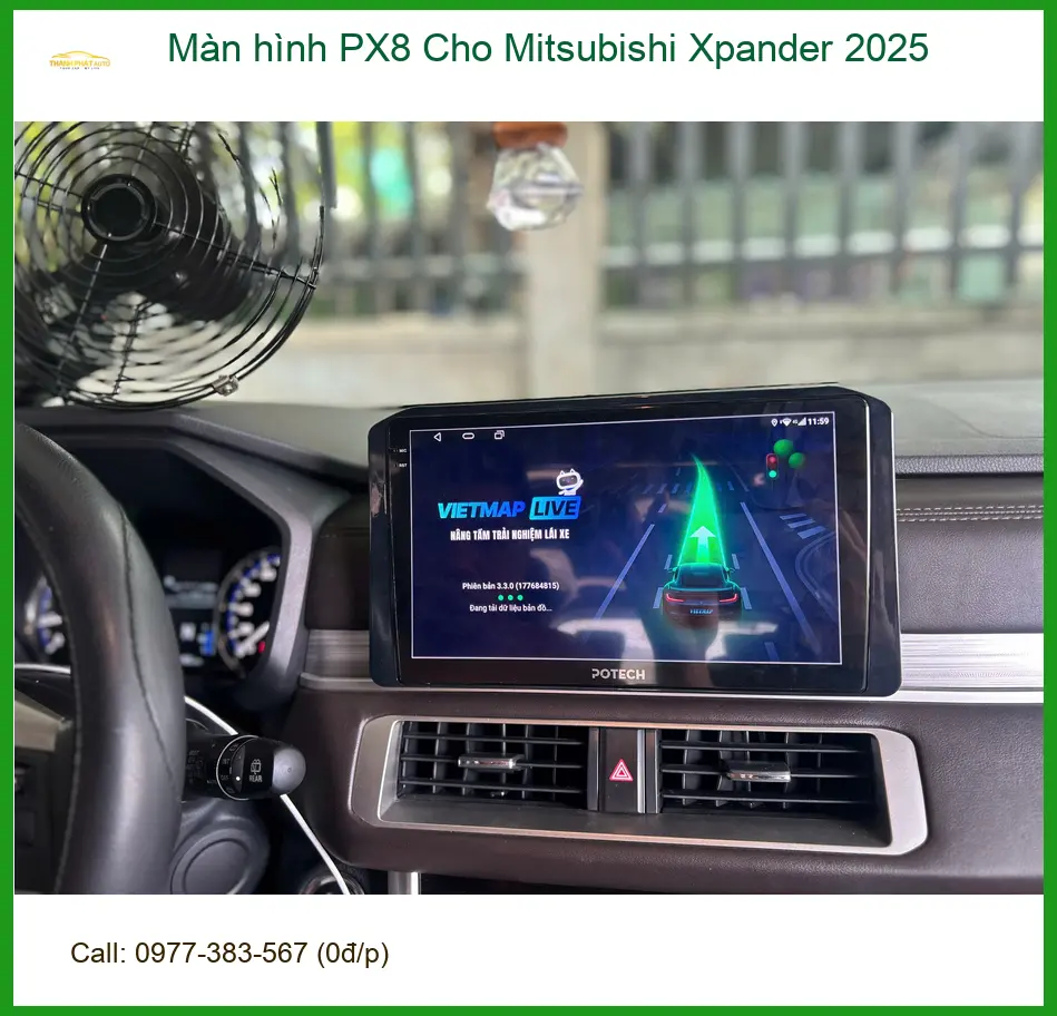 Anh Khải nâng cấp màn hình PX8 Xpander 2025 tại Thủ Đức để giải trí ảnh thực tế 3