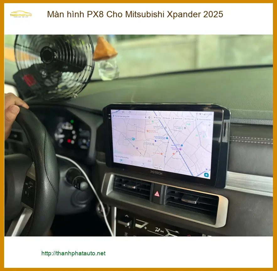 Anh Minh lắp màn hình PX8 cho Mitsubishi Xpander 2025 tại Quận 9 để nâng tầm nội thất