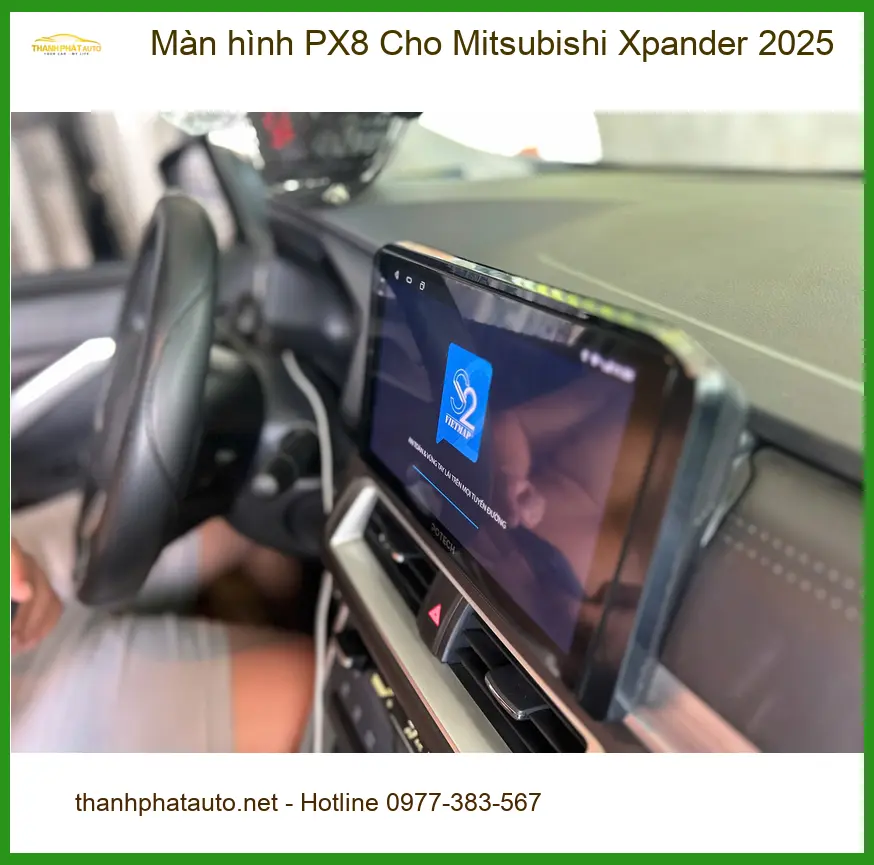 Anh Minh lắp màn hình PX8 cho Mitsubishi Xpander 2025 tại Quận 9 để nâng tầm nội thất ảnh thực tế 2