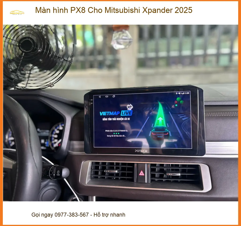 Anh Minh lắp màn hình PX8 Xpander 2025 tại Quận 2. ảnh thực tế 3
