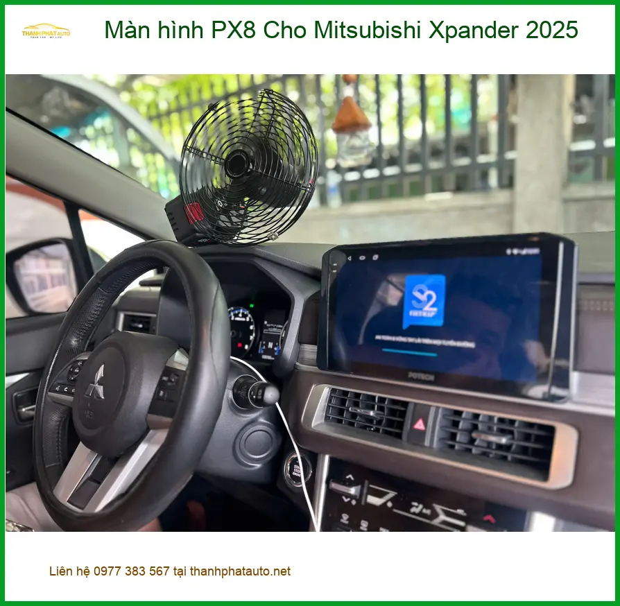 Anh Minh lắp màn hình PX8 cho Mitsubishi Xpander 2025 tại Quận 9 để nâng tầm nội thất ảnh thực tế 4