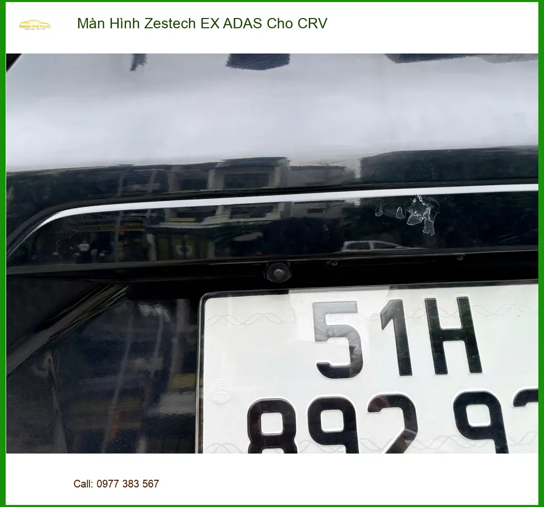 Anh Tùng lắp Màn Hình Zestech EX ADAS cho CRV tại Quận Thủ Đức ảnh thực tế 3