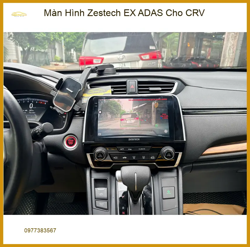 Anh Đức An lắp Màn Hình Zestech EX ADAS cho CRV ở Quận 2 để nâng tầm trải nghiệm lái ảnh thực tế 2