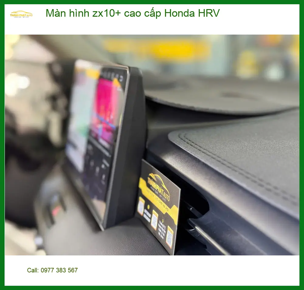 Chị Thảo nâng cấp màn hình ZX10+ cao cấp cho Honda HRV ở Nhà Bè ảnh thực tế 2