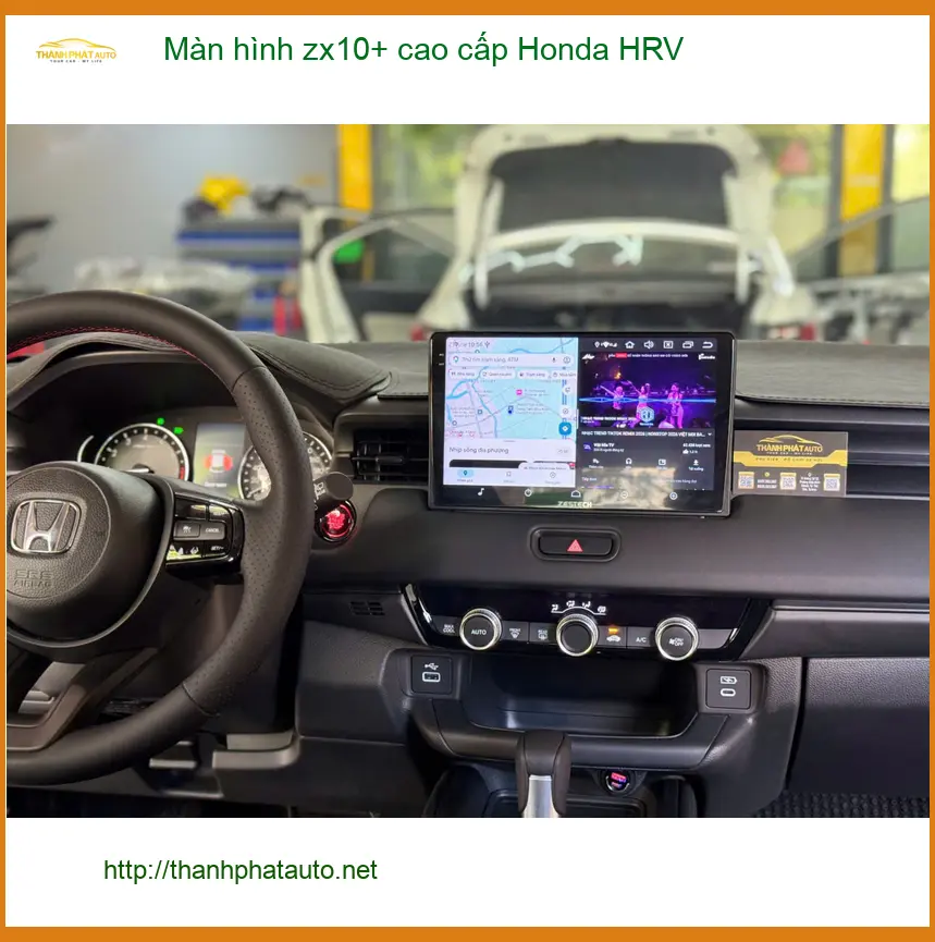 Chị Thảo nâng cấp màn hình ZX10+ cao cấp cho Honda HRV ở Nhà Bè ảnh thực tế 4