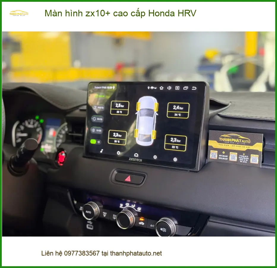 Chú Trọng nâng cấp Màn hình ZX10+ cao cấp cho Honda HRV tại Quận 9 vì màn zin thiếu tính năng ảnh thực tế 2
