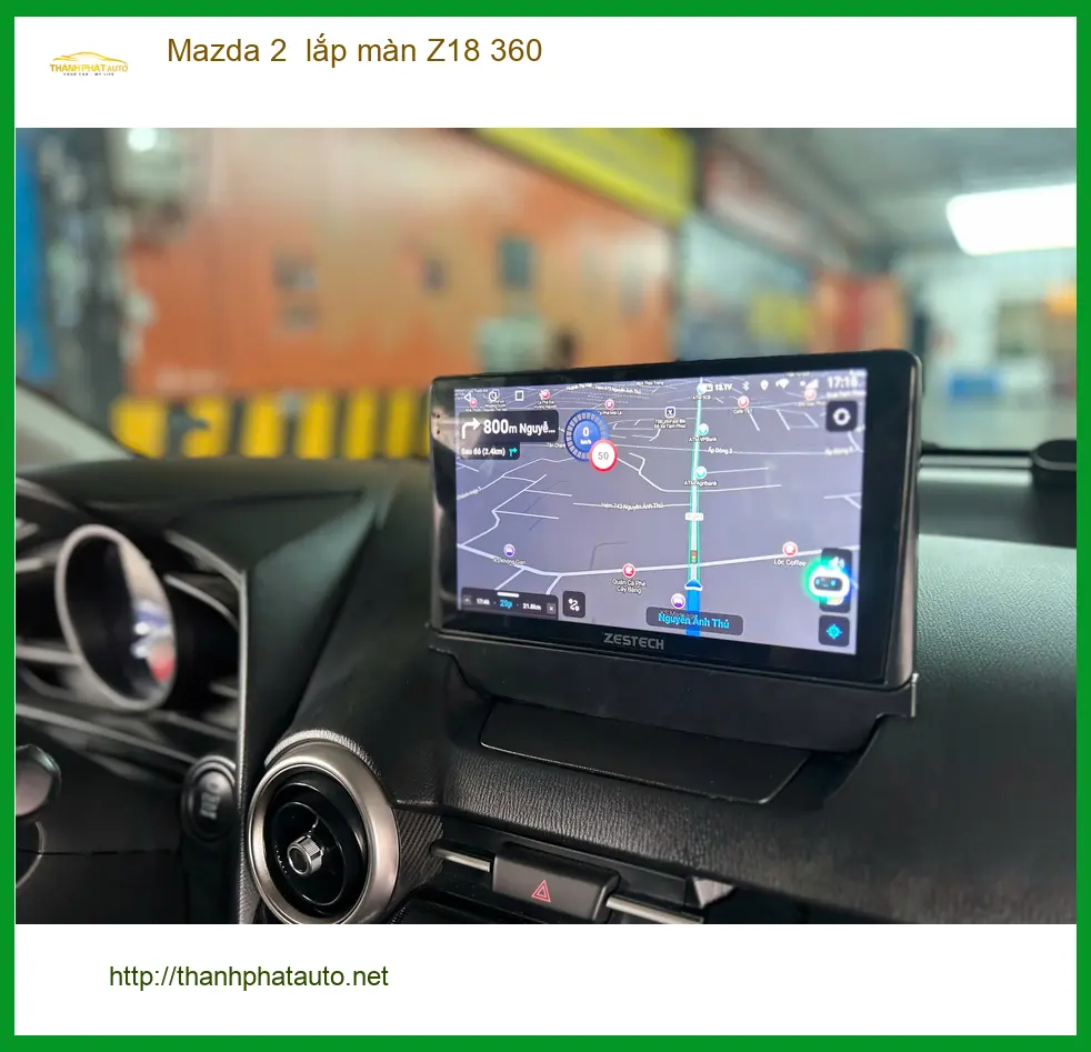 Anh Khải lắp màn hình Z18 360 cho Mazda 2 tại Quận Thủ Đức