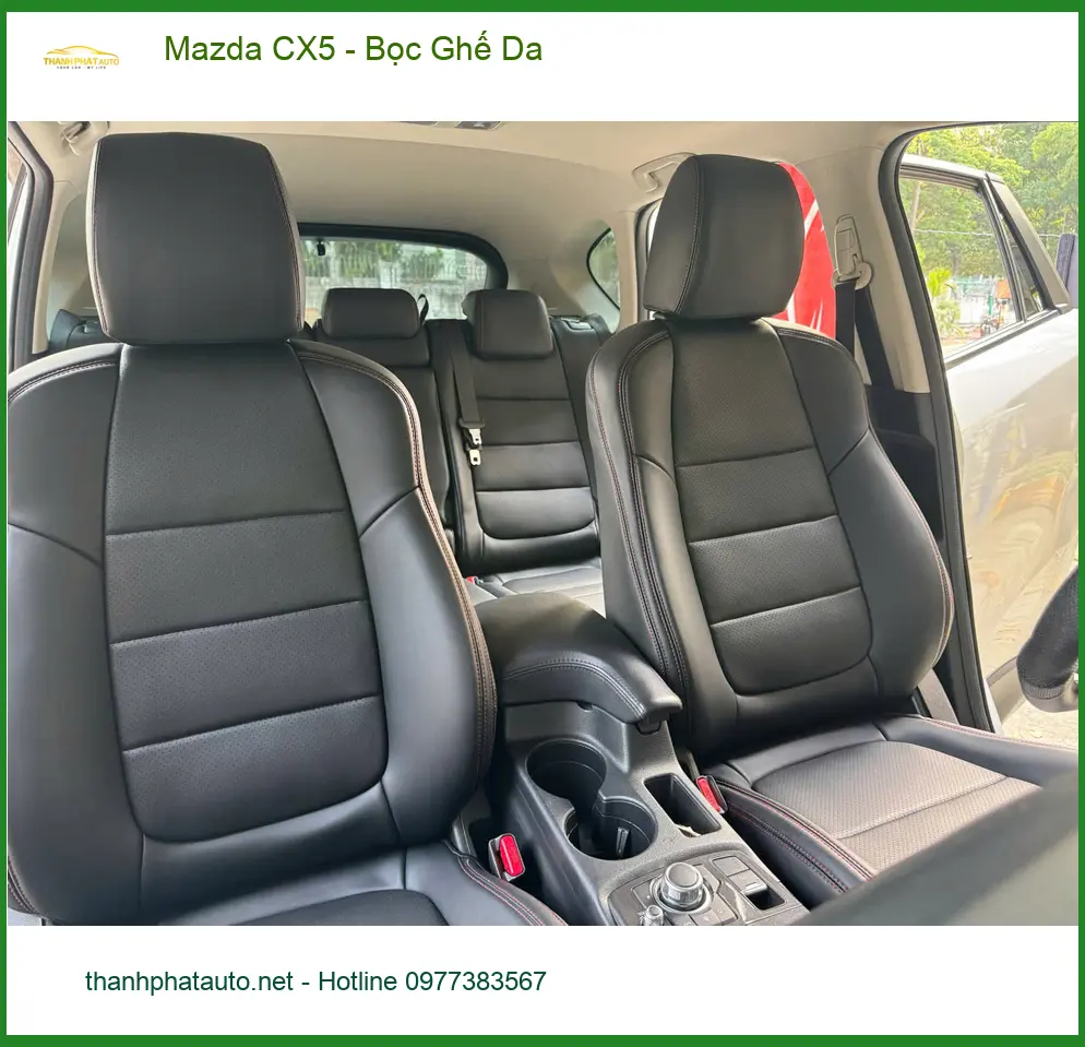 Anh Minh bọc ghế da cho Mazda CX5 tại Quận 12 để nâng tầm không gian xe ảnh thực tế 2