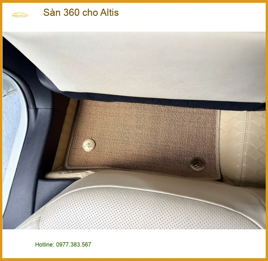 Anh Quang lắp Sàn 360 cho Altis tại Quận 11 để nâng tầm nội thất xe ảnh thực tế 2