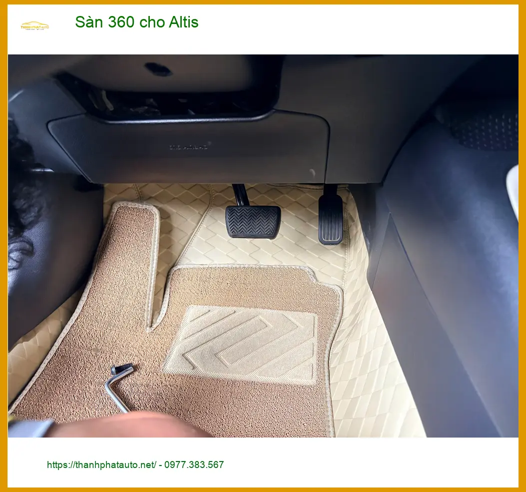 Anh Quang lắp Sàn 360 cho Altis tại Quận 11 để nâng tầm nội thất xe ảnh thực tế 3