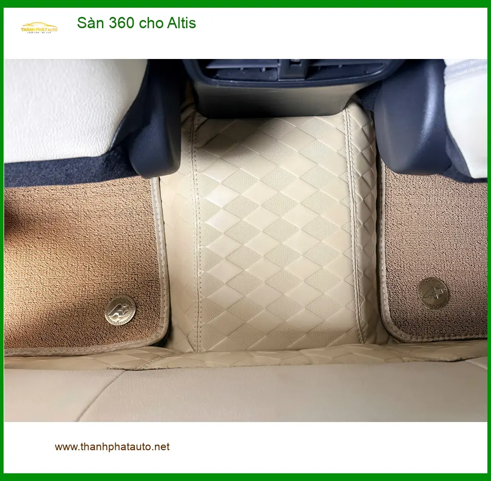 Anh Minh Đạt lắp Sàn 360 cho Toyota Altis giúp xe sạch sẽ hơn tại Quận 9 ảnh thực tế 2