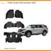 Thảm Lót Sàn Ford Explorer 2022 - Địa Chỉ Lắp Đặt Chính Hãng TPHCM