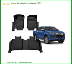 Thảm Lót Sàn Isuzu D-Max 2022 - Trung Tâm Lắp Đặt Chính Hãng TPHCM