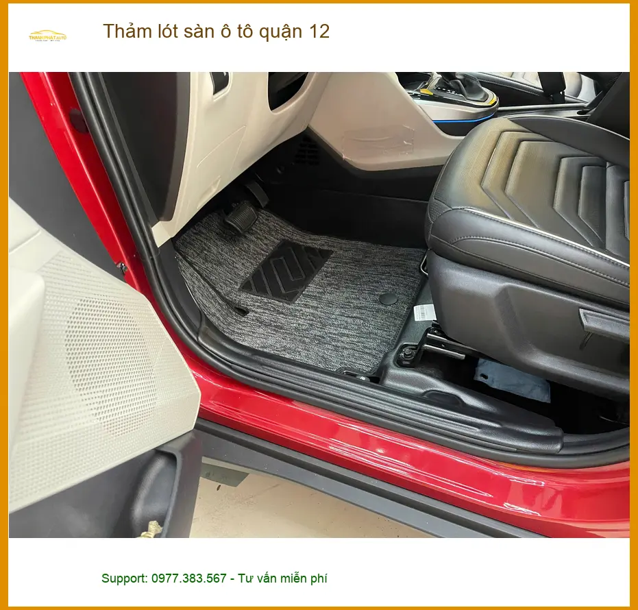 Dịch Vụ Lắp Đặt Thảm Lót Sàn Ô Tô Tại Quận 12 - Lắp Đặt Giá Tốt ảnh thực tế 3