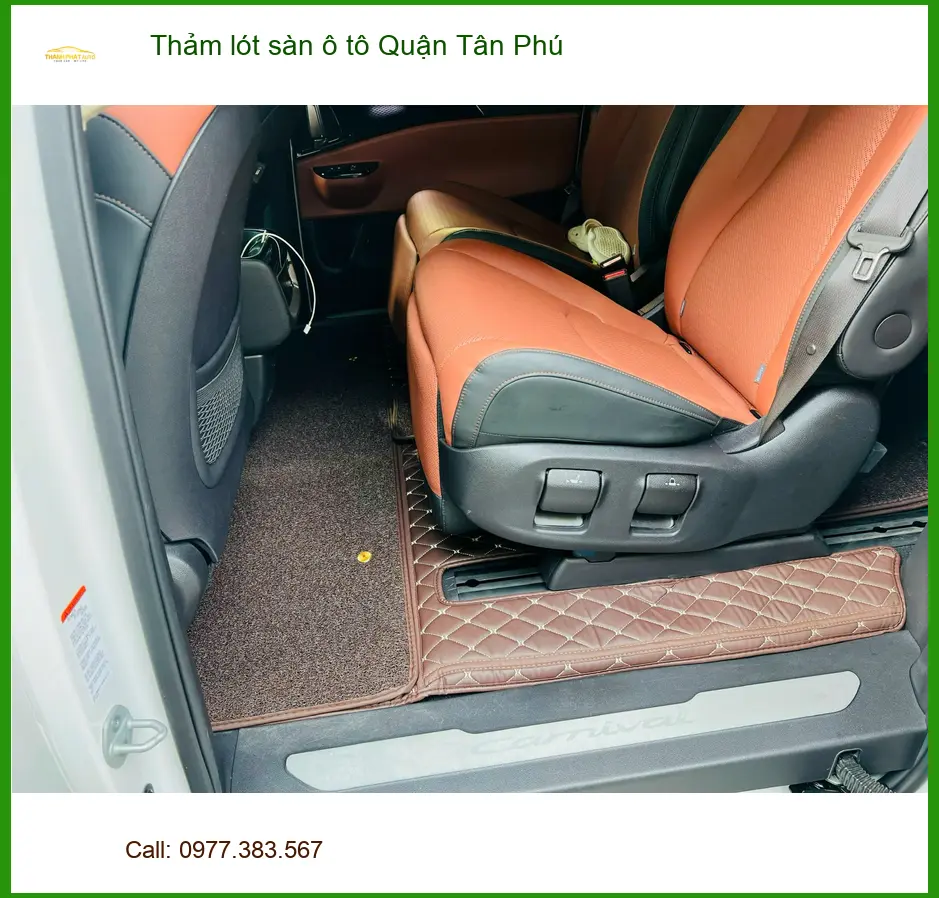 Cửa Hàng Lắp Thảm Lót Sàn Ô Tô Tại Quận Tân Phú - Lắp Đặt Uy Tín TPHCM