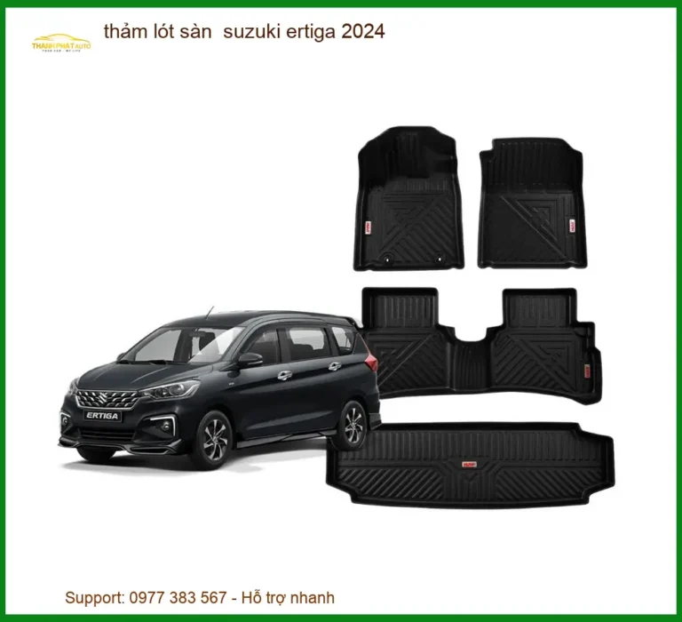 Thảm Lót Sàn Suzuki Ertiga 2024 - Nơi Lắp Đặt Chính Hãng TPHCM