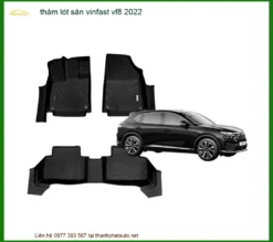Thảm Lót Sàn Ô Tô Vinfast VF8 2022 Cao Cấp - Địa Chỉ Lắp Đặt Uy Tín TPHCM