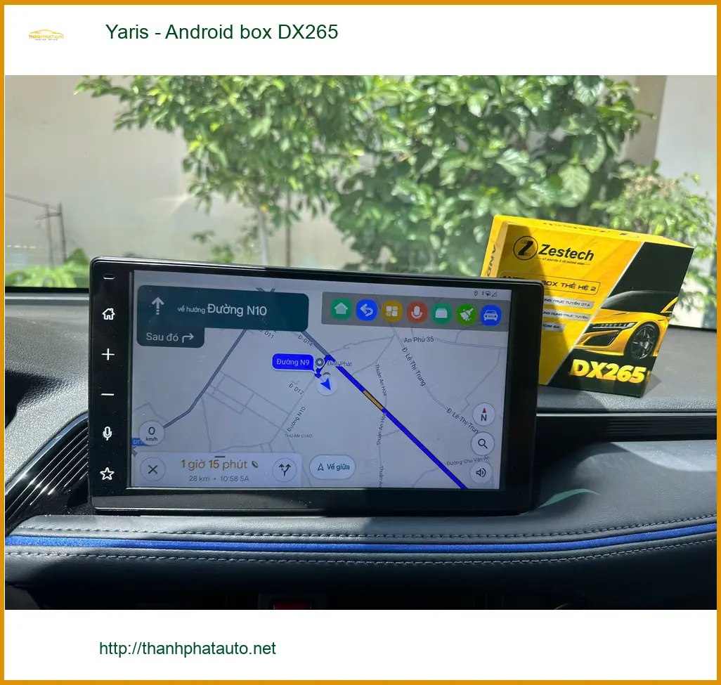 Anh Khang lắp Android Box DX265 cho Yaris tại Quận 3 tiện lợi ảnh thực tế 3