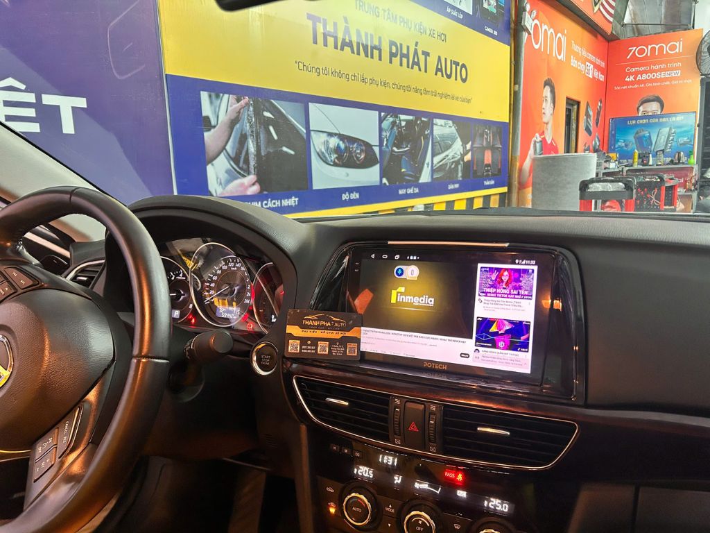 Màn hình potech Mazda 6