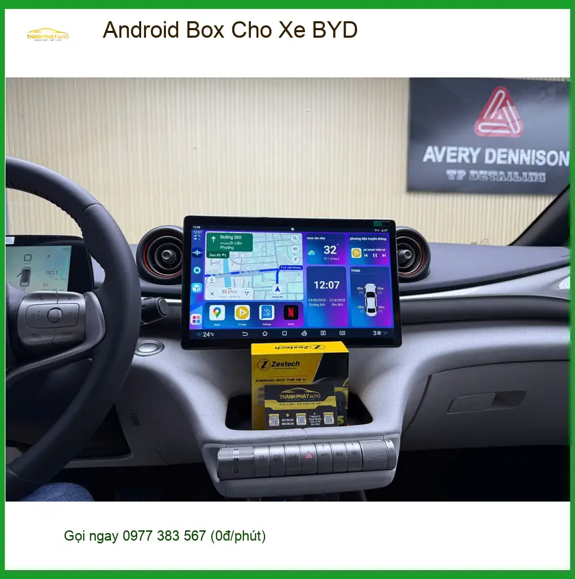 Anh Minh lắp Android Box cho xe BYD tại Quận 12 để nâng cao trải nghiệm lái ảnh thực tế 3