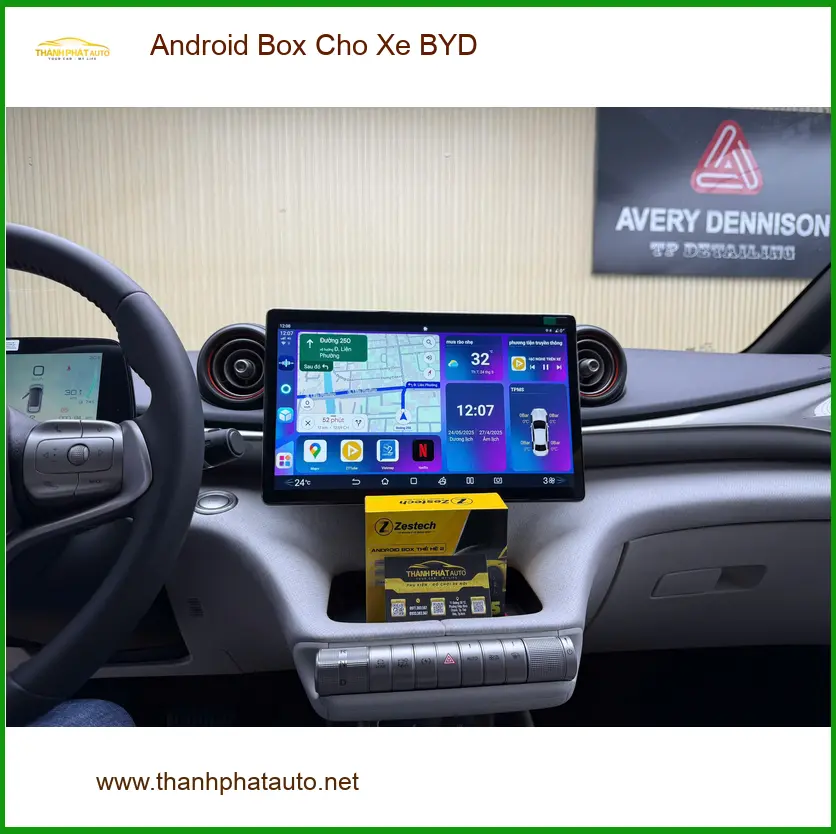 Chị Thảo nâng cấp Android Box cho BYD Atto 3 tại Quận Thủ Đức