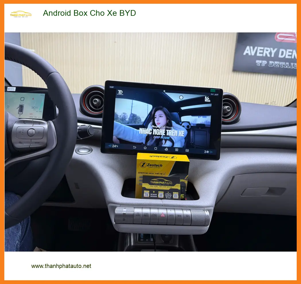 Chị Thảo nâng cấp Android Box cho BYD Atto 3 tại Quận Thủ Đức ảnh thực tế 2