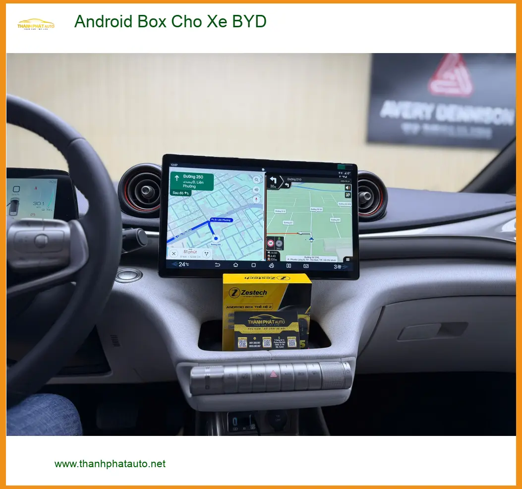 Chị Thảo nâng cấp Android Box cho BYD Atto 3 tại Quận Thủ Đức ảnh thực tế 3