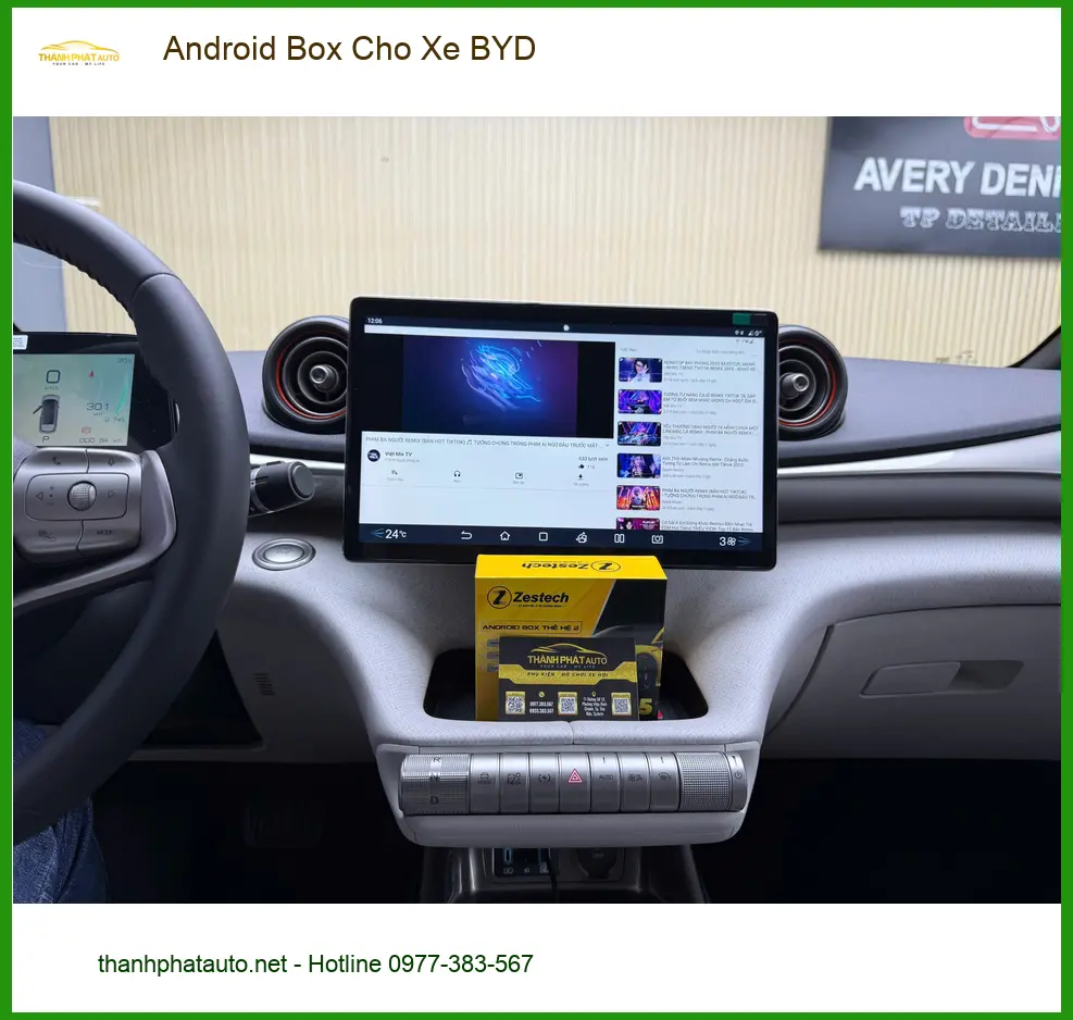 Chị Thảo nâng cấp Android Box cho BYD Atto 3 tại Quận Thủ Đức ảnh thực tế 5