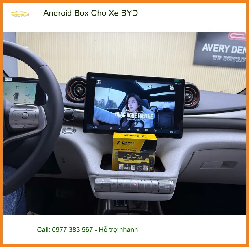 Chú Minh lắp Android Box cho BYD Atto 3 tại Hóc Môn trải nghiệm lái thông minh