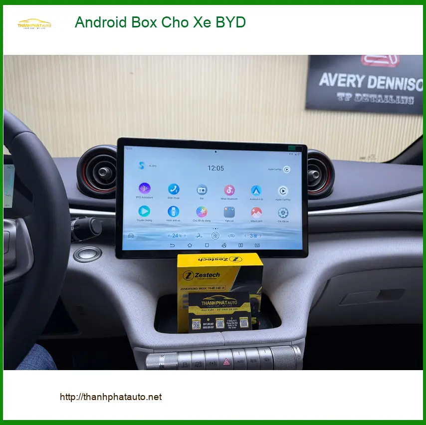 Chú Minh lắp Android Box cho BYD Atto 3 tại Hóc Môn trải nghiệm lái thông minh ảnh thực tế 2