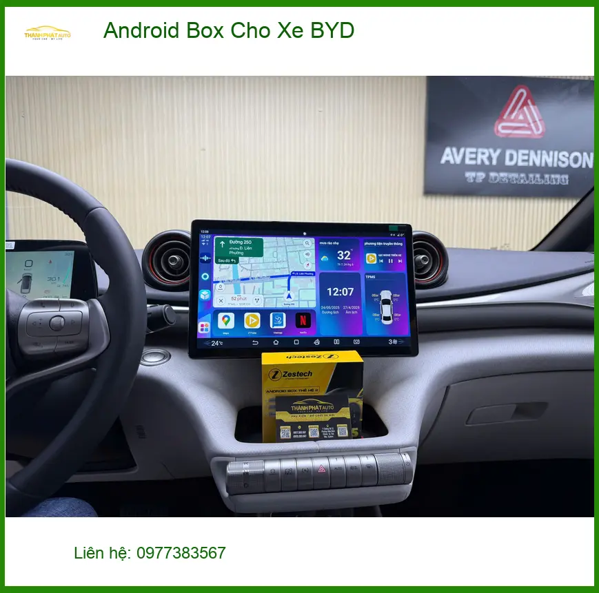 Chú Minh lắp Android Box cho BYD Atto 3 tại Hóc Môn trải nghiệm lái thông minh ảnh thực tế 4