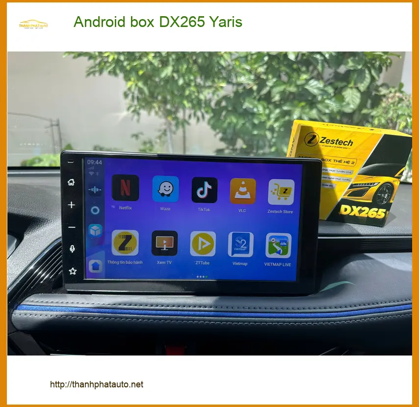 Anh Khôi lắp Android box DX265 cho Yaris ở Quận 7 để xem phim, nghe nhạc trực tuyến