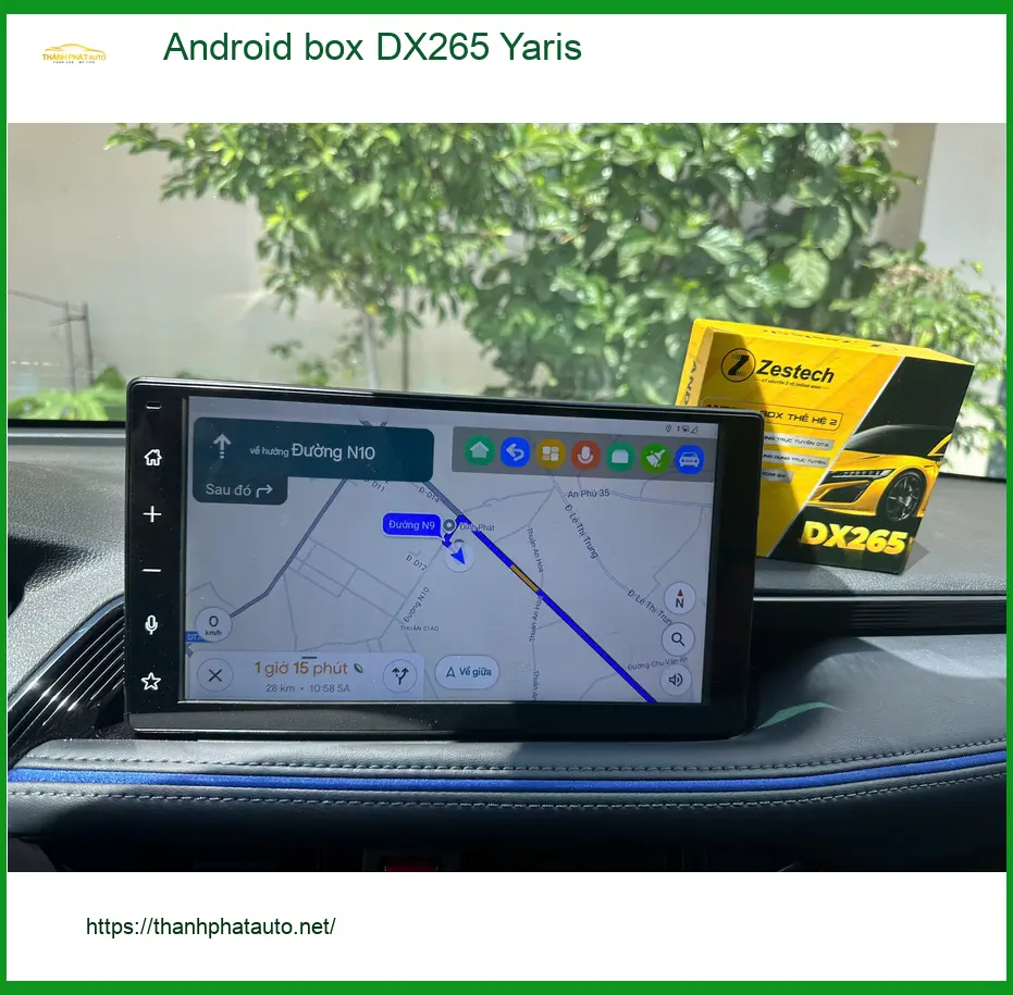 Anh Khôi lắp Android box DX265 cho Yaris ở Quận 7 để xem phim, nghe nhạc trực tuyến ảnh thực tế 3