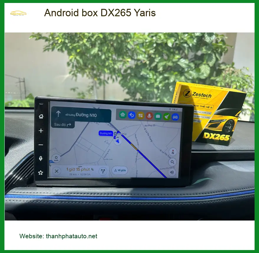 Anh Thanh lắp Android Box DX265 cho Toyota Yaris tại Quận 10 để giải trí thông minh hơn ảnh thực tế 5