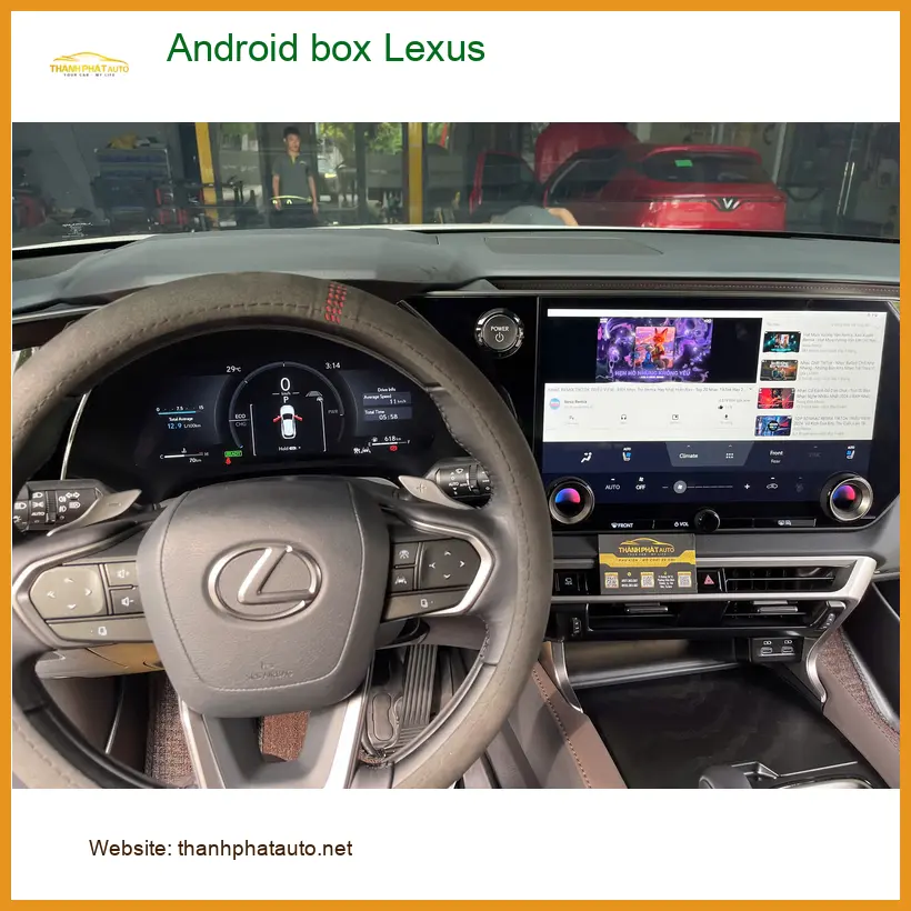 Chú Tùng lắp Android box Lexus ES 300h tại Quận 11 để nâng cao trải nghiệm giải trí