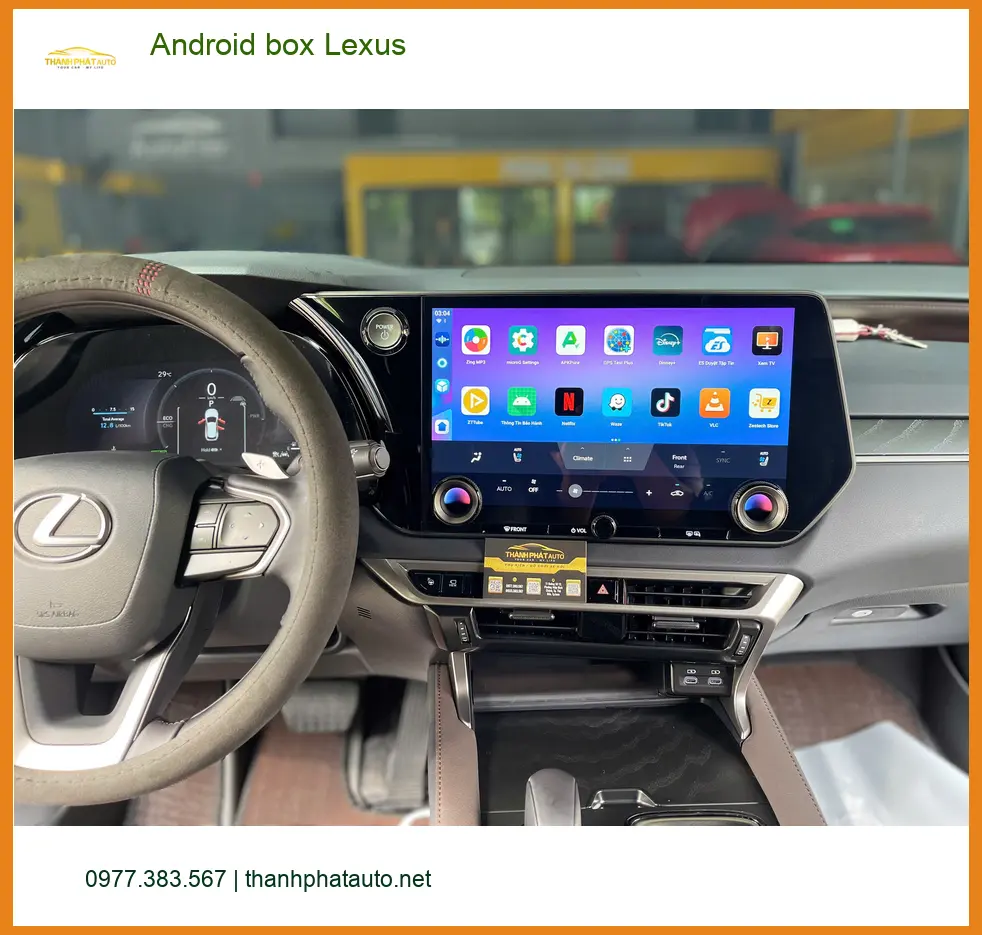 Chú Tùng lắp Android box Lexus ES 300h tại Quận 11 để nâng cao trải nghiệm giải trí ảnh thực tế 3