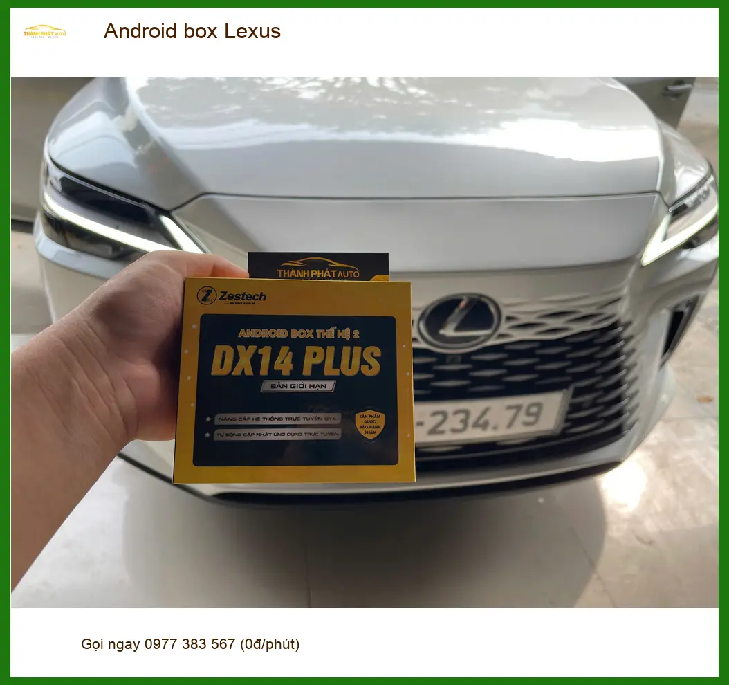 Chị Thảo nâng cấp Android Box cho Lexus RX350 tại Bình Chánh để xem YouTube, dẫn đường tiện lợi ảnh thực tế 2